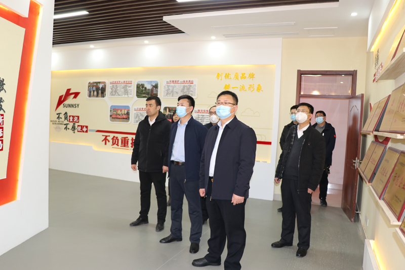 樂陵市委常委、統(tǒng)戰(zhàn)部部長孫寶華到樂陵公司調(diào)研